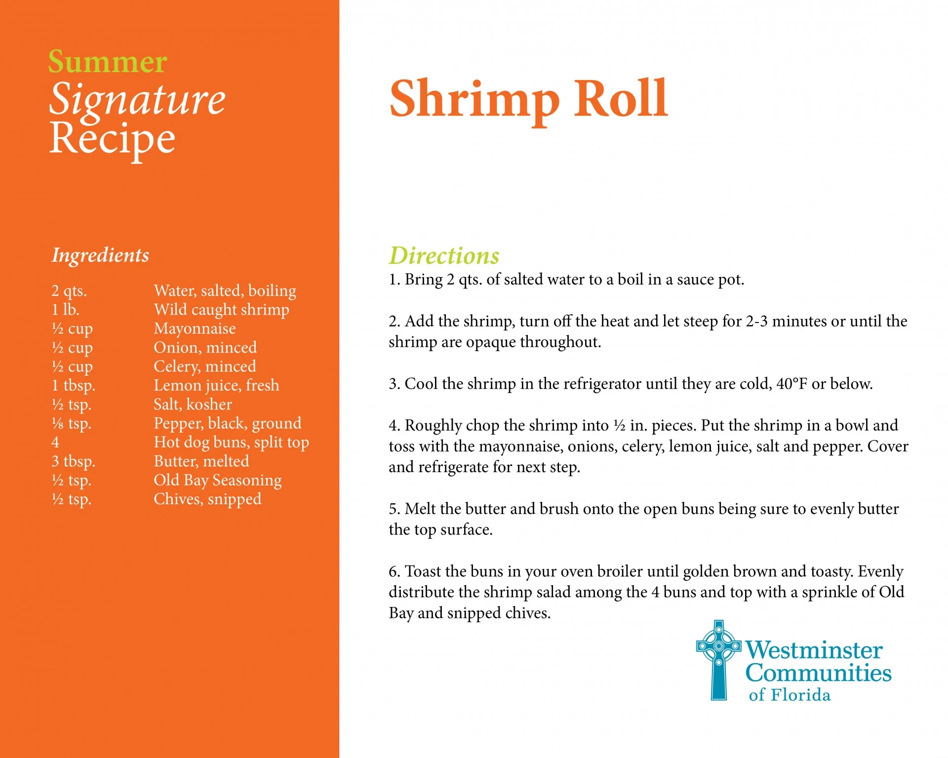 Our Signature Shrimp Roll